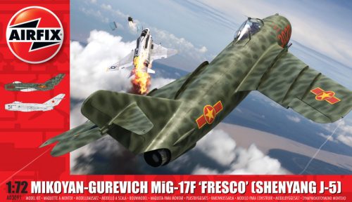 Airfix Mig 17F 1:72 makett repülő (A03091)