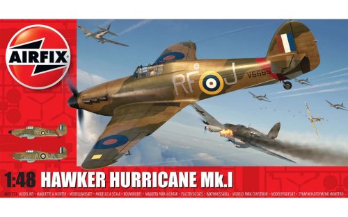 Airfix Hawker Hurricane Mk.1 1:48 makett repülő (A05127A)