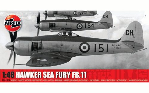 Airfix - Hawker Sea Fury FB.II 1:48 makett repülő (A06105A)