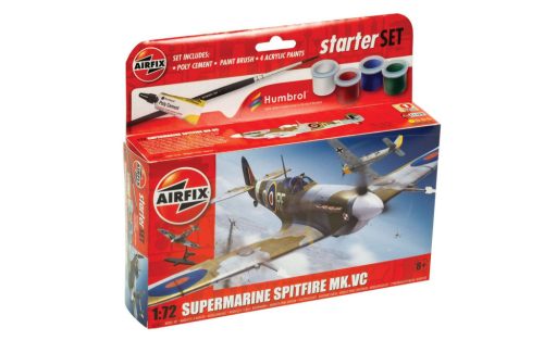 Airfix Supermarine Spitfire MkVc 1:72 makett készlet festékkel, ragasztóval (A55001)