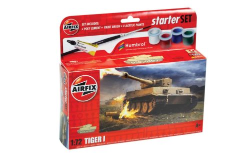 Airfix Tiger 1 1:72 makett készlet festékkel, ragasztóval (A55004)