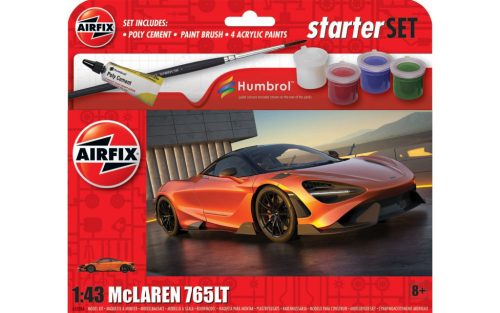 Airfix - Starter Set - McLaren 765 1:42 makett szett (A55006)