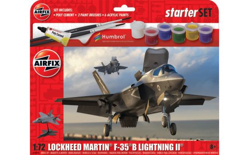 Airfix - Starter Set - Lockheed Martin F-35B Lightning II 1:72 makett szett (A55010)