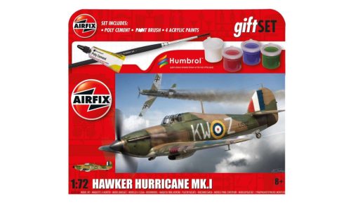 Airfix Hawker Hurricane Mk.I 1:72 makett készlet festékkel, ragasztóval (A55111A)