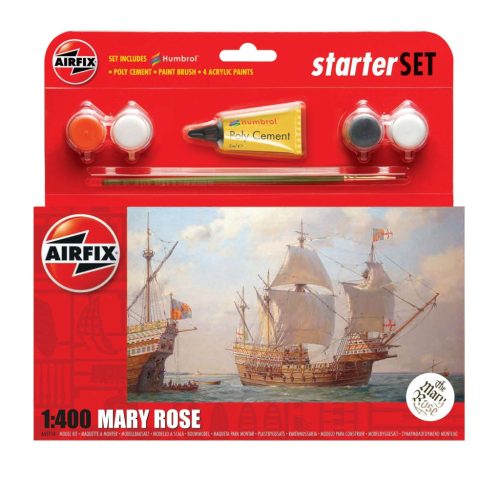 Airfix Mary Rose 1:400 makett készlet festékkel, ragasztóval (A55114A)