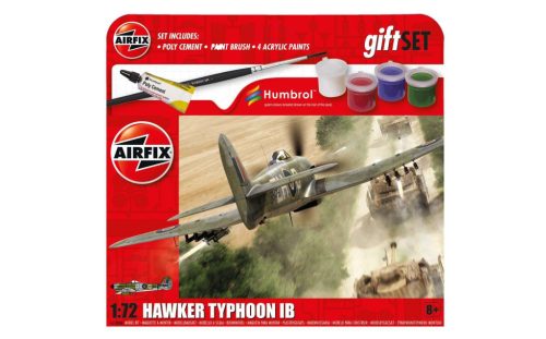 Airfix Hawker Typhoon Mk.Ib 1:72 makett készlet festékkel, ragasztóval (A55208A)