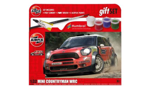 Airfix MINI Countryman WRC 1:32 makett készlet festékkel, ragasztóval (A55304)