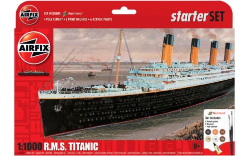 Airfix RMS Titanic Starter Set 1:1000 makett készlet festékkel, ragasztóval (A55314)