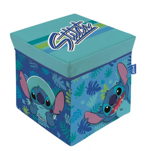 Disney Lilo és Stitch, A csillagkutya Leaf játéktároló 30×30×30 cm