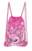 Disney Lilo és Stitch, A csillagkutya Pink Angel sporttáska, tornazsák 44 cm