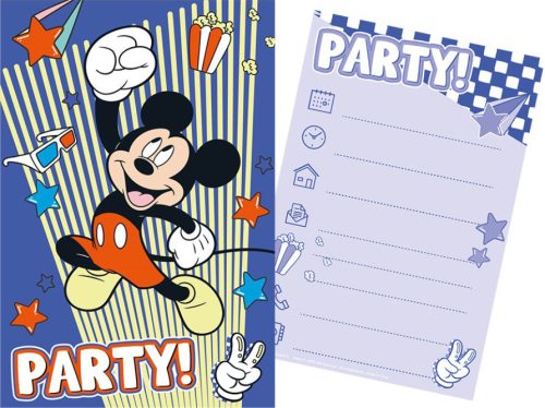 Disney Mickey party meghívó