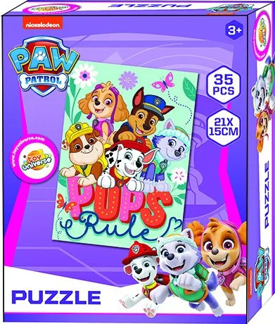 Paw Patrol, Mancs Őrjárat Pups mini puzzle 35 db-os