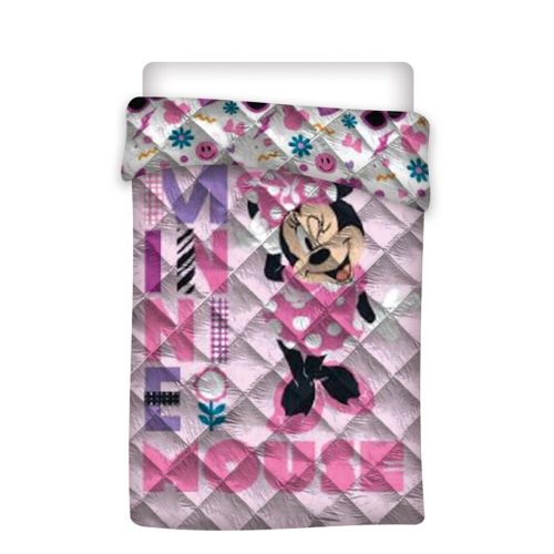 Disney Minnie Pink steppelt ágytakaró, paplan 140x200cm