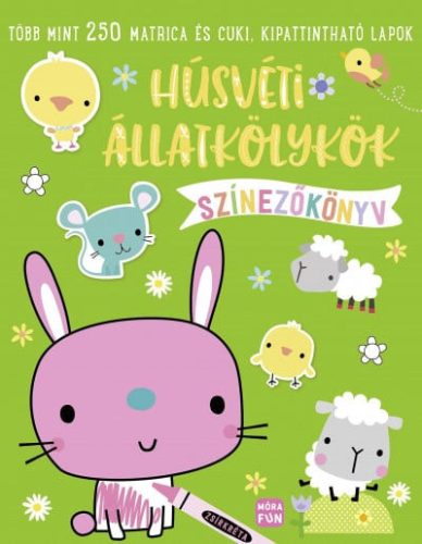 Húsvéti állatkölykök - színezőkönyv