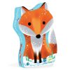 Djeco 7285 Formadobozos puzzle - Gyömbér a kis róka, 24 db-os - Ginger, little fox