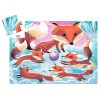 Djeco 7285 Formadobozos puzzle - Gyömbér a kis róka, 24 db-os - Ginger, little fox