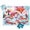 Djeco 7285 Formadobozos puzzle - Gyömbér a kis róka, 24 db-os - Ginger, little fox