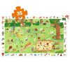 Djeco 7596 Megfigyeltető puzzle - Kisbarátok a kertben, 35 db-os - Little friends' garden - 35 pcs - FSC MIX