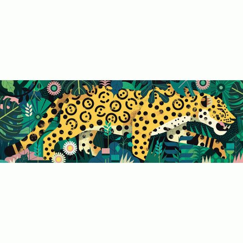 Djeco 7645 Művész puzzle - Leopárd - Leopard