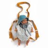 Djeco 7840 Babahordozó - Kékes-szürkés - Baby Carrier Blue Gray