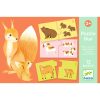 Párosító puzzle - Kié a kölyök, 24 db-os - Baby animals