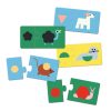 Párosító puzzle - Állati formák, 24 db-os - Shapes & Animals