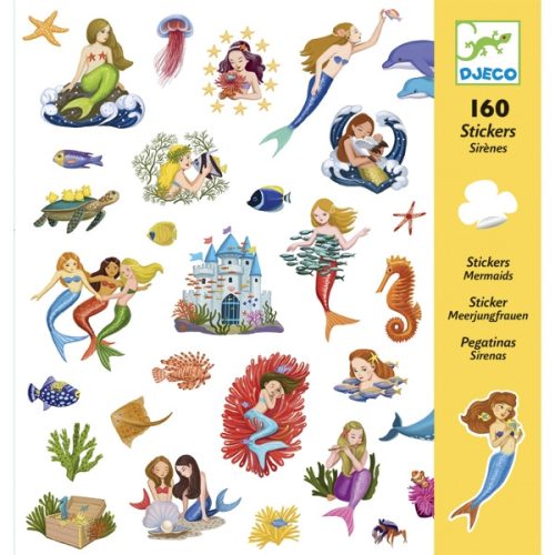 Djeco 8885 Matricák - Sellők - Mermaids