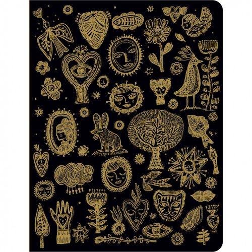 Djeco DD03562 Jegyzetfüzet A/5 - Chic Aurélia notebook