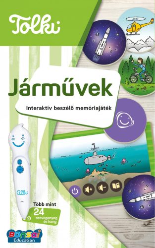 Tolki memóriajáték - járművek