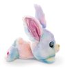 NICI Glubschis plüss Nyuszi Rainbow Candy fekvő, 15 cm