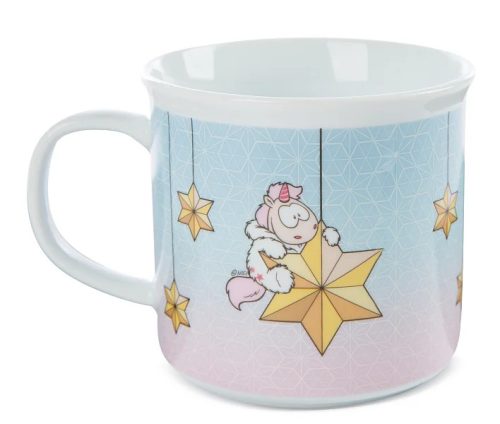 NICI bögre Unicorn Theodor hóruciban, porcelán 400ml, ajándékcsomagban