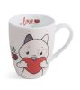 NICI Cat ''Celebrate Love'' bögre 310ml, porcelán, ajándékdobozban