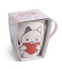 NICI Cat ''Celebrate Love'' bögre 310ml, porcelán, ajándékdobozban