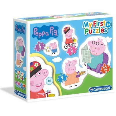 Clementoni BÉBI SZILUETT PUZZLE - PEPPA MALAC