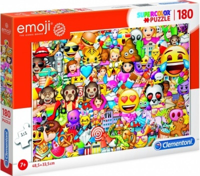 Clementoni 180 db-os Szuper Színes puzzle - Emoji (29756)