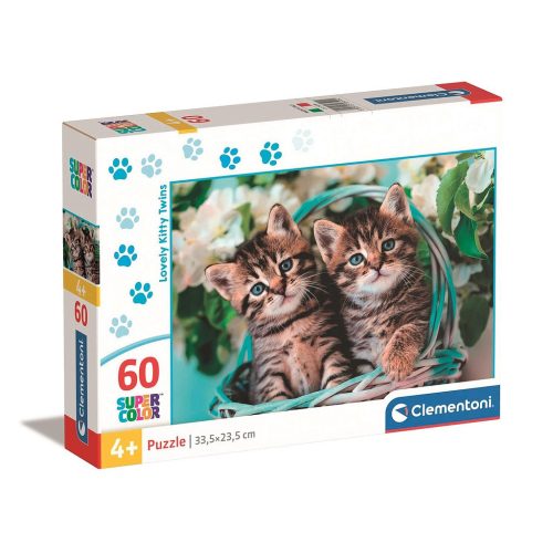 Cicás Lovely Twins 60 db-os puzzle Clementoni