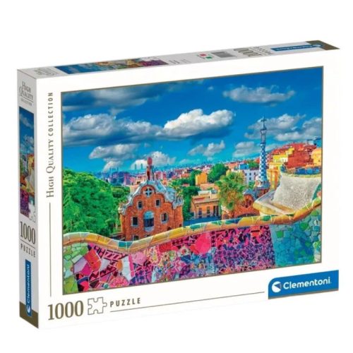 Barcelona Güell Park 1000 db-os puzzle Clementoni