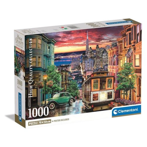 San Francisco 1000 db-os puzzle Clementoni