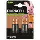 Tölthető elem, AAA mikro, 4x900 mAh, DURACELL