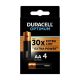 Elem, AA ceruza, 4 db, DURACELL "Optimum"