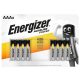 Elem, AAA mikro, 8 db, ENERGIZER "Alkaline Power"