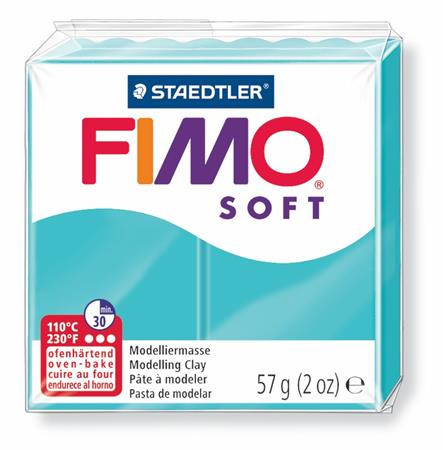 Gyurma, 57 g, égethető, FIMO "Soft", borsmenta