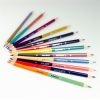 Színes ceruza készlet, kétvégű, háromszögletű, KORES "Duo", 24 különböző szín