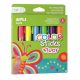 Tempera kréta készlet, APLI Kids "Color Sticks Fluor", 6 fluoreszkáló szín