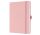 Jegyzetfüzet, exkluzív, A5, vonalas, 96 lap, keményfedeles, SIGEL "Jolie", világos rózsaszín