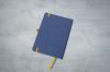 Jegyzetfüzet, exkluzív, A5, vonalas, 88 lap, keményfedeles, SIGEL "Linescape", kék-sárga
