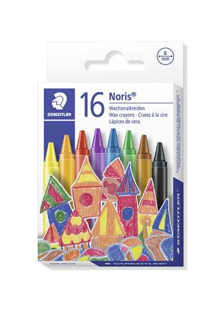 Zsírkréta, STAEDTLER "Noris 220", 16 különböző szín