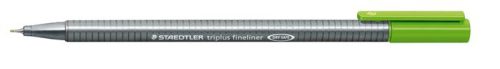 Tűfilc, 0,3 mm, STAEDTLER "Triplus 334", világoszöld