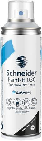 Akrilfesték spray, 200 ml, SCHNEIDER "Paint-It 030", átlátszó matt bevonat