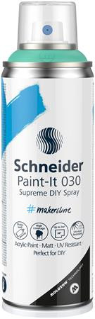 Akrilfesték spray, 200 ml, SCHNEIDER "Paint-It 030", türkiz